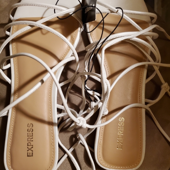 Express Lace-up Strappy Sandals - Picture 2 of 8